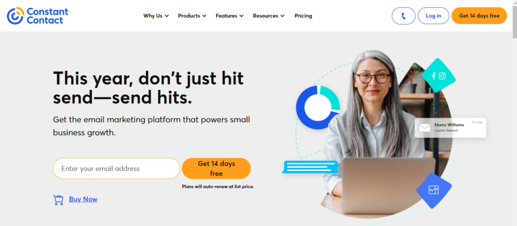 Best email automation tools: Constant Contact
