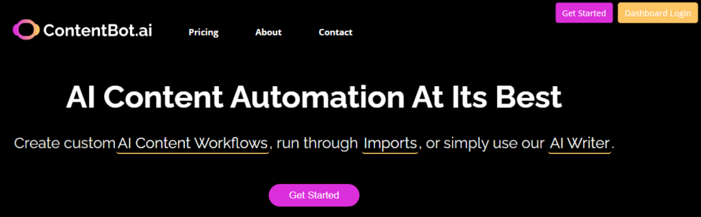 Best AI Writing Tools: ContentBot.ai