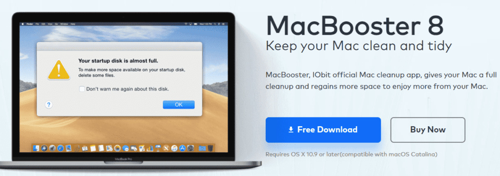 MacBooster: Cleaning Features